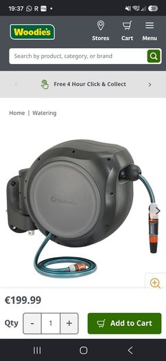 Wall mounted Hose Box 30m
