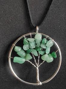Tree of life natural stones necklace