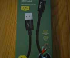 Lightning 2.4A Braided  Charging Cable 1M Black new