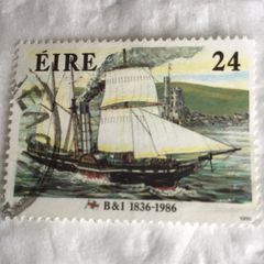 Irish stamp- B & I Line 1836 - 1986