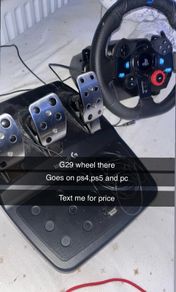g29 logitech wheel perfect condition