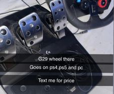 g29 logitech wheel perfect condition