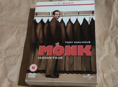 Monk Complete Season 4 Dvd Boxset