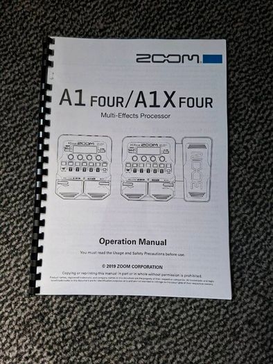 Zoom A1 Four Multi Effects Pedal