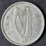 Ireland 1942 Silver 1s Shilling coin. Image 3