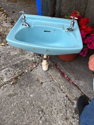 Cast Iron, Bath , toilet , sink set