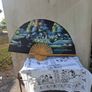 XL painted fan postage possible Image 3