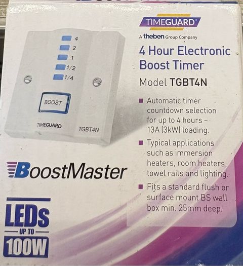 4 hour boost timer