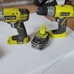 Ryobi One+ Comby Drill And Impact Driver With Battery
