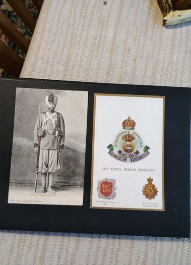 Two   Millitary  Postcards