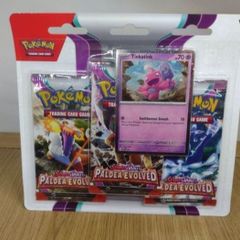 Paldea Evolved Tinkatink 3 Pack Blister  - Pokemon cards