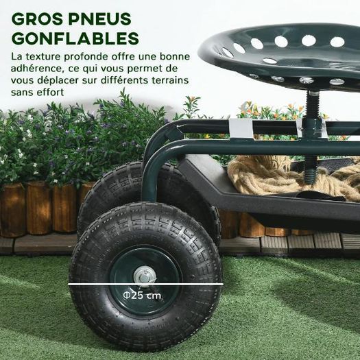 Rolling Garden Seat
