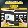 Safe Box, 0.1 m Money Safe with Fingerprint Lock and Digital Keypad, Fireproof Home Safes with A Removable Shelf, Wall-Mounted Security Safe for Cash Image 3