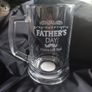Fathers Day Laser Engraved Pint Glass Image 3