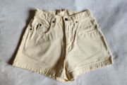 l.e.i. butter yellow Denim Shorts
