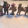 5 X Peter Figuren 1950's Mecki Hedgehog figures. Image 2