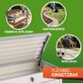 Metal Garden Storage Box 360 Litres  Lockable with Gas Springs Image 4