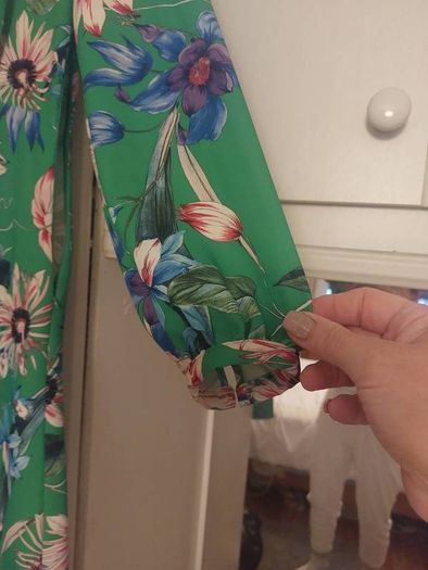 Green Floral Dress