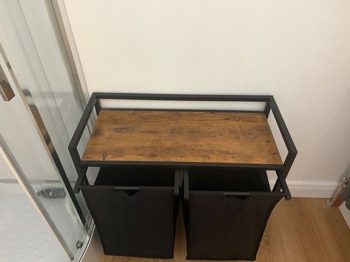 Laundry Hamper 2 Sections 95L