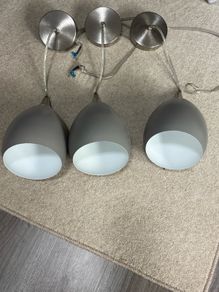 Three hanging lights brand new never used