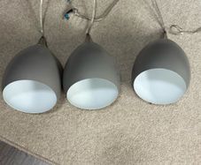 Three hanging lights brand new never used