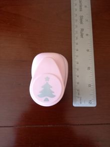 Christmas tree paper punch