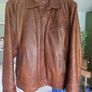 Timberland brown leather jacket Image 7