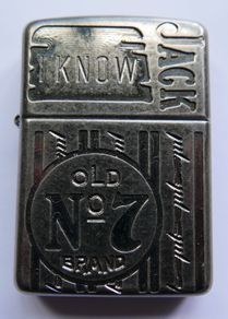 Vintage Zippo Jack Daniel's Jd I Know Jack Armor Zippo Lighter