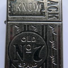 Vintage Zippo Jack Daniel's Jd I Know Jack Armor Zippo Lighter