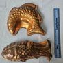 Vintage copper fish moulds Image 5