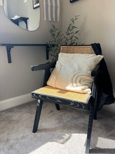Rattan Chair & matching bench