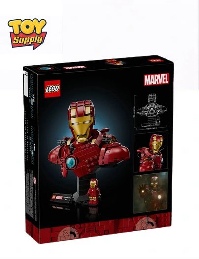 lego ironman mk4 bust