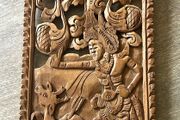 Balinese  Carved Wooden Panel