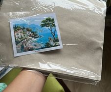 Mediterranean coast paint by numbers