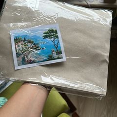 Mediterranean coast paint by numbers
