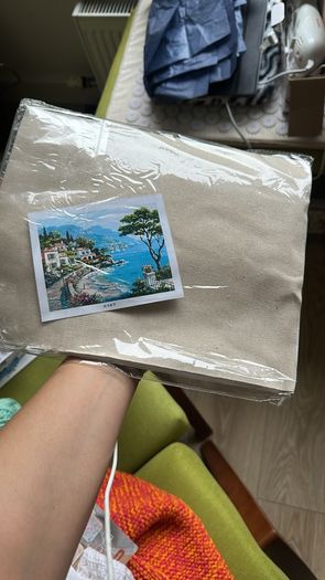 Mediterranean coast paint by numbers