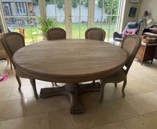 Oak Dining Table and 4 chairs