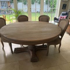 Oak Dining Table and 4 chairs