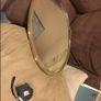 Brass Oval Mirror Image 4