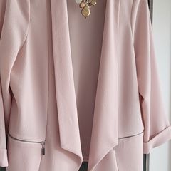Wallis blush drape jacket Sz 18 (Fit 14-18UK)