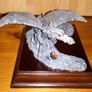 Metal Dragon Figure with Crystals - THE FLYING DRAGON - With Plinth - Boxed Image 4