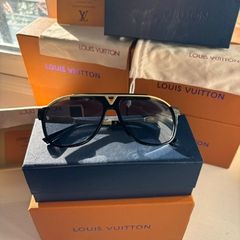 Lv glasses/shades black and gold