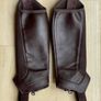 Fouganza Series 300 kid's brown half chaps Image 2
