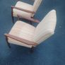 pair of 2 Mid-century modern Retro chairs Image 4