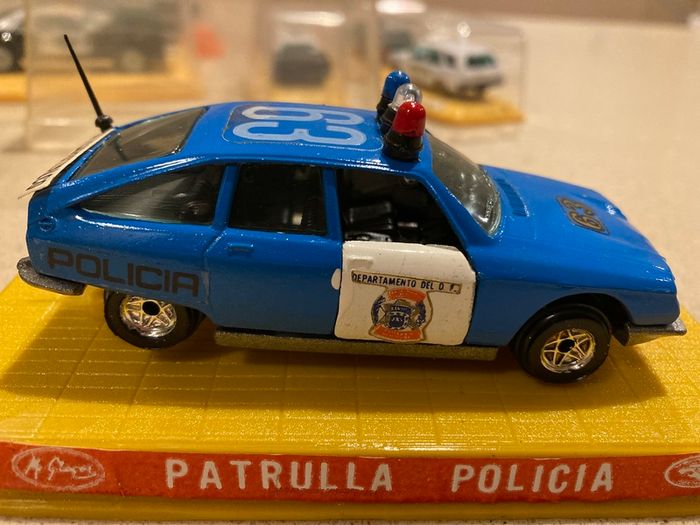Rare McGregor Politoys Mexico Citroen Policia 1/43
