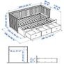 Ikea Hemnes Day bed + mattresses Image 6