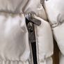 Mens Moncler White Down Jacket Hooded Puffer Coat Size M Authentic Image 4