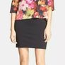 Ted Baker Cadie 2in1 Black Pink Purple Floral Bodycon Blouse Overlay Dress PRICE DROP Image 9