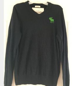 Boy's Dark Navy Abercrombie & Fitch Jumper Size XL