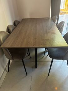 Grey Dining Table and Chairs